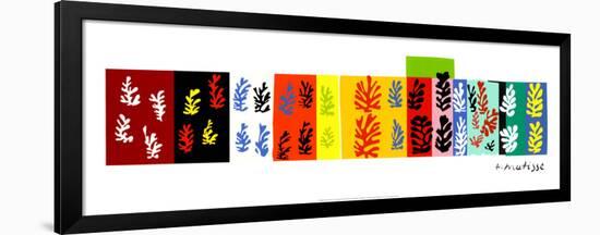 Les Velours, c.1947-Henri Matisse-Framed Serigraph