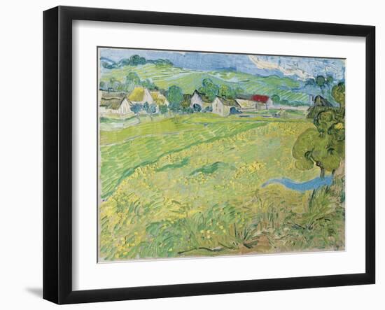 Les Vessenots a Auvers-Vincent van Gogh-Framed Giclee Print