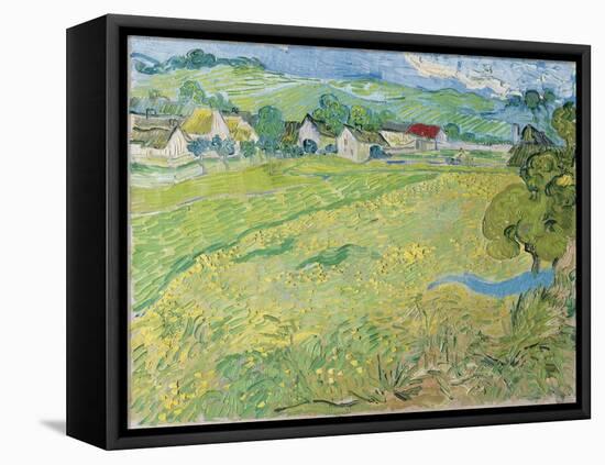 Les Vessenots a Auvers-Vincent van Gogh-Framed Stretched Canvas