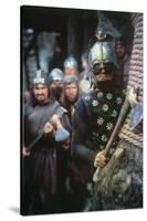 Les Vikings by Richard Fleischer with Kirk Douglas en, 1958 (photo)-null-Stretched Canvas