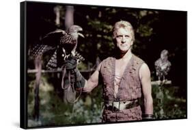 Les Vikings by Richard Fleischer with Kirk Douglas en, 1958 (photo)-null-Framed Stretched Canvas