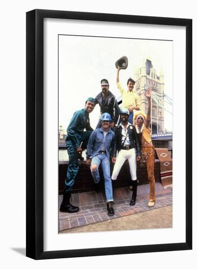 Les Village People in London on August 1St, 1980-null-Framed Photo