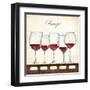 Les Vins Rouges-Andrea Laliberte-Framed Art Print