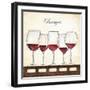 Les Vins Rouges-Andrea Laliberte-Framed Art Print