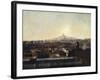 Les Voies de la gare du Nord, les toits de l'hôpital Lariboisière et la colline de Montmartre-Louis-robert Carrier-belleuse-Framed Giclee Print