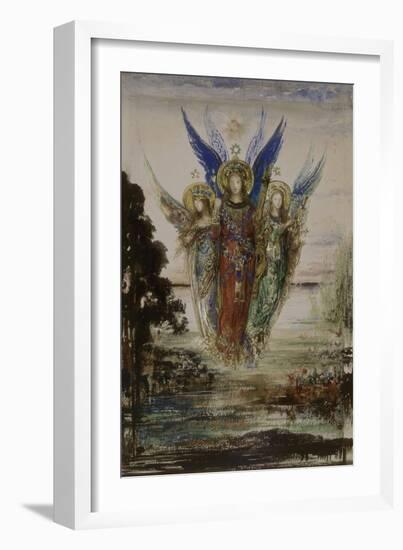 Les Voix du soir-Gustave Moreau-Framed Giclee Print