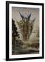 Les Voix du soir-Gustave Moreau-Framed Giclee Print