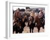 Les Voleurs by Trains THE TRAIN ROBBERS by BurtKennedy with Ben Johnson, Ann-Margret and John Wayne-null-Framed Photo