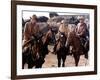 Les Voleurs by Trains THE TRAIN ROBBERS by BurtKennedy with Ben Johnson, Ann-Margret and John Wayne-null-Framed Photo