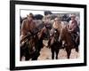 Les Voleurs by Trains THE TRAIN ROBBERS by BurtKennedy with Ben Johnson, Ann-Margret and John Wayne-null-Framed Photo