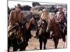 Les Voleurs by Trains THE TRAIN ROBBERS by BurtKennedy with Ben Johnson, Ann-Margret and John Wayne-null-Mounted Photo