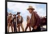 Les Voleurs by Trains THE TRAIN ROBBERS by BurtKennedy with Ben Johnson, Christopher George, Rod Ta-null-Framed Photo