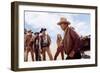 Les Voleurs by Trains THE TRAIN ROBBERS by BurtKennedy with Ben Johnson, Christopher George, Rod Ta-null-Framed Photo