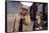 Les Voleurs by Trains THE TRAIN ROBBERS by BurtKennedy with John Wayne and Ann-Margret, 1973 (photo-null-Framed Stretched Canvas