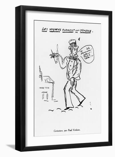 Les Voyages Forment La Jeunesse, Arthur Rimbaud (1854-91)-Paul Verlaine-Framed Giclee Print