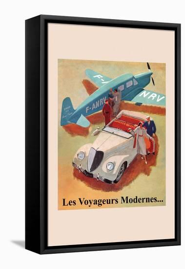 Les Voyageurs Modernes-null-Framed Stretched Canvas