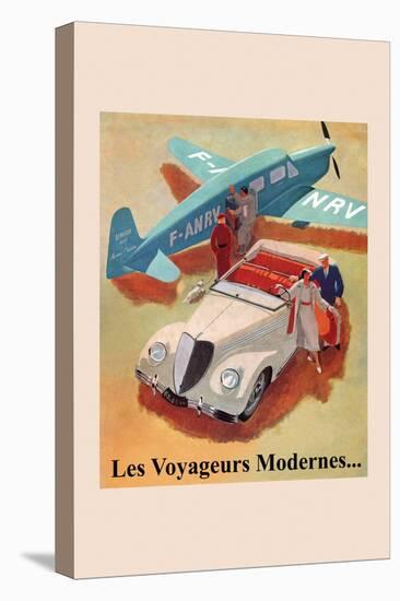 Les Voyageurs Modernes-null-Stretched Canvas