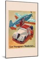 Les Voyageurs Modernes-null-Mounted Art Print
