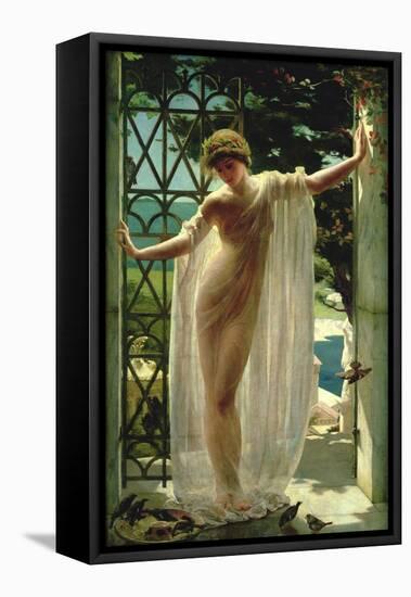 Lesbia-John Reinhard Weguelin-Framed Stretched Canvas