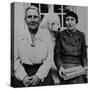 Lesbian Authors Gertrude Stein and Alice B. Toklas with their Poodle Basket II-Carl Mydans-Stretched Canvas