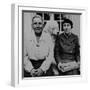 Lesbian Authors Gertrude Stein and Alice B. Toklas with their Poodle Basket II-Carl Mydans-Framed Premium Photographic Print