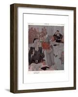 Lesbian Bar, Flowers 1935-Henry Fournier-Framed Giclee Print