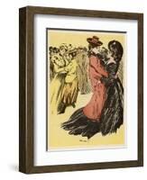 Lesbian Dance Hall Paris-Minartz-Framed Photographic Print