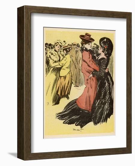 Lesbian Dance Hall Paris-Minartz-Framed Photographic Print