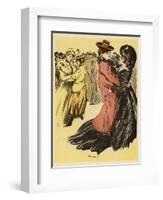 Lesbian Dance Hall Paris-Minartz-Framed Photographic Print