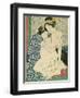 Lesbian Lovers, from 'Manpoku Wago-Jin', 1821-Katsushika Hokusai-Framed Giclee Print