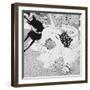 Lesbian Scene, from Plate 14 from La Grenouillere, c.1912-Franz Von Bayros-Framed Giclee Print