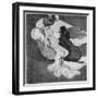 Lesbian Scene, Illustration from 'La Bonbonniere', plate VII, 1907-Franz Von Bayros-Framed Giclee Print