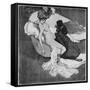 Lesbian Scene, Illustration from 'La Bonbonniere', plate VII, 1907-Franz Von Bayros-Framed Stretched Canvas