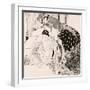 Lesbian Scene, Plate 13 from La Grenouillere, c.1912-Franz Von Bayros-Framed Giclee Print