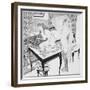 Lesbian Scene, Plate 3 from 'La Grenouillere', 1912-Franz Von Bayros-Framed Giclee Print