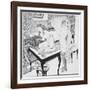 Lesbian Scene, Plate 3 from 'La Grenouillere', 1912-Franz Von Bayros-Framed Giclee Print