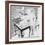 Lesbian Scene, Plate 3 from 'La Grenouillere', 1912-Franz Von Bayros-Framed Giclee Print