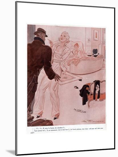 Lesbian, Wife and Maid 1935-Henry Fournier-Mounted Giclee Print