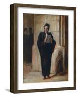 Lesender Advokat-Honoré Daumier-Framed Giclee Print