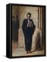 Lesender Advokat-Honoré Daumier-Framed Stretched Canvas