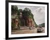 Leshan Giant Buddha, UNESCO World Heritage Site, Leshan, Sichuan Province, China, Asia-Michael Snell-Framed Photographic Print