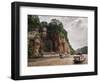 Leshan Giant Buddha, UNESCO World Heritage Site, Leshan, Sichuan Province, China, Asia-Michael Snell-Framed Photographic Print