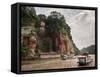 Leshan Giant Buddha, UNESCO World Heritage Site, Leshan, Sichuan Province, China, Asia-Michael Snell-Framed Stretched Canvas