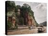 Leshan Giant Buddha, UNESCO World Heritage Site, Leshan, Sichuan Province, China, Asia-Michael Snell-Stretched Canvas