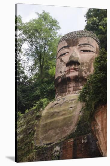 Leshan Giant Buddha, UNESCO World Heritage Site, Leshan, Sichuan Province, China, Asia-Michael Snell-Stretched Canvas