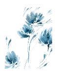 Teal Florals-Lesia Binkin-Art Print