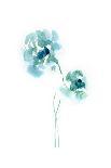 Teal Florals-Lesia Binkin-Art Print