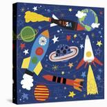 Space Explorer I-Lesley Grainger-Stretched Canvas