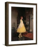 Lesley in the Studio, 1923-Thomas Martine Ronaldson-Framed Giclee Print