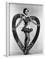 Leslie Caron, Mgm Valentine's Day Pin-Up, Early 1950s-null-Framed Photo